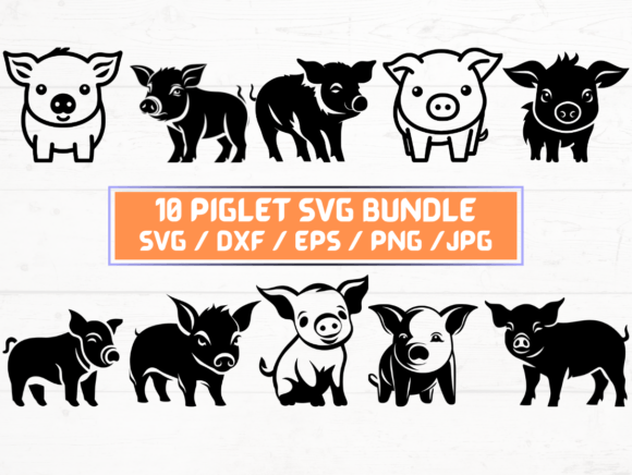10 Piglet SVG File: A Versatile Digital Asset for Creative and Professional Use