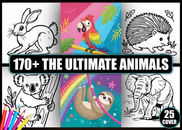 170 the Ultimate Animals Coloring Pages