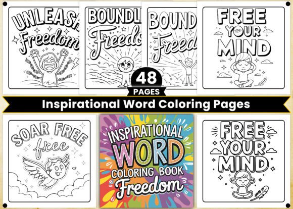 Freedom Inspirational Word Coloring Page: A Strategic Tool for Creativity and Productivity