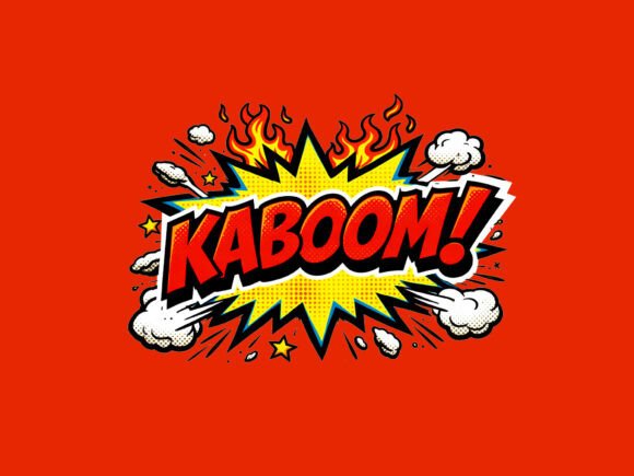 KABOOM Comic Effect - PNG Transparent: Adding Impact to Your Designs