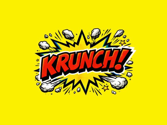 KRUNCH Comic Effect - PNG Transparent
