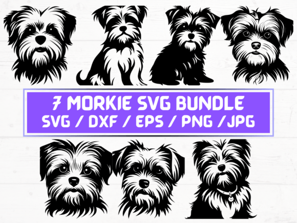 Morkie Svg Bundle for Creative Projects