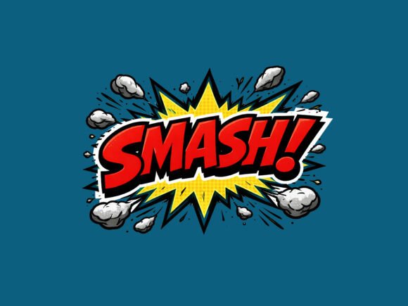 SMASH Comic Effect - PNG Transparent