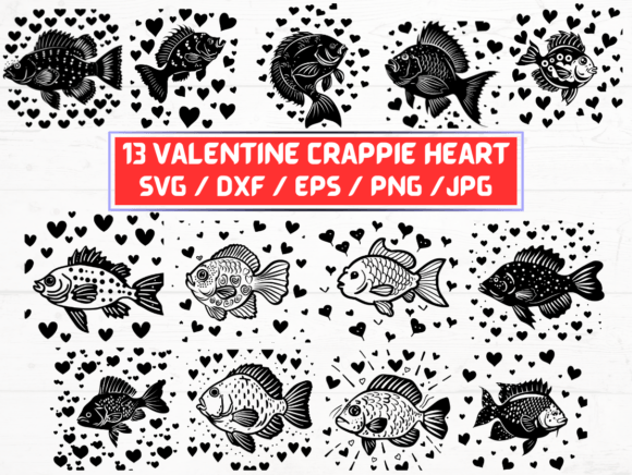 Valentine Crappie Heart SVG: A Versatile Tool for Creative and Practical Use