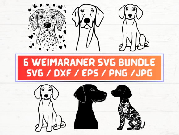 Weimaraner SVG Files: A Versatile Digital Asset for Designers and Creators