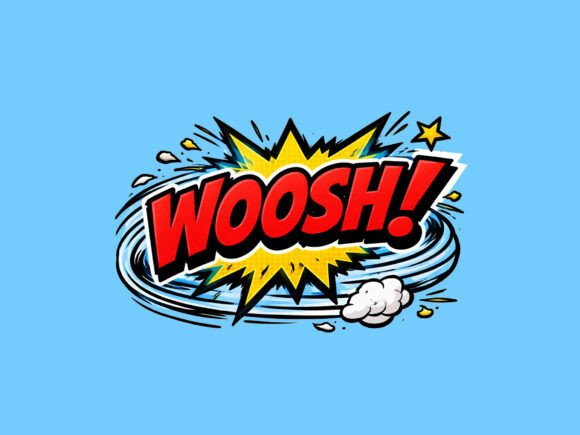WOOSH Comic Effect - PNG Transparent