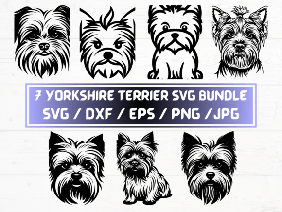 Yorkshire Terrier SVG, DXF, EPS, JPG Files: A Comprehensive Guide for Digital Creators